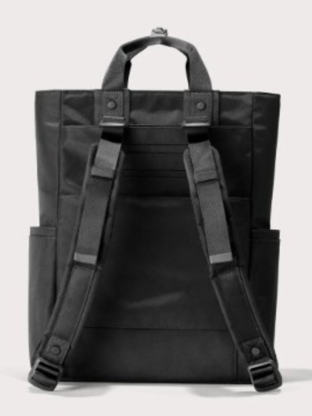 Dagne Dover Petra Convertible Tote Backpack Black Laptop TravelBag - Picture 2 of 3